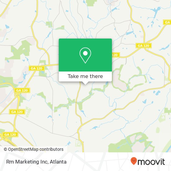 Rm Marketing Inc map