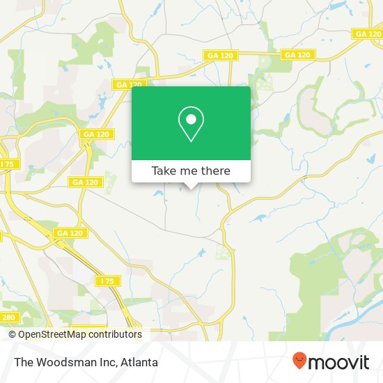 Mapa de The Woodsman Inc