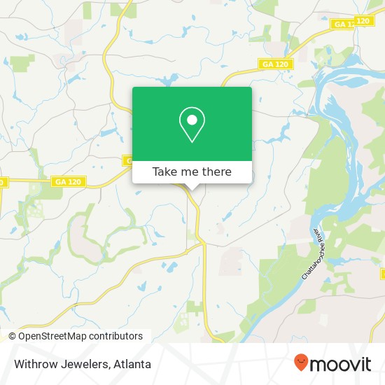 Mapa de Withrow Jewelers