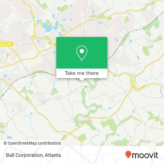 Mapa de Ball Corporation