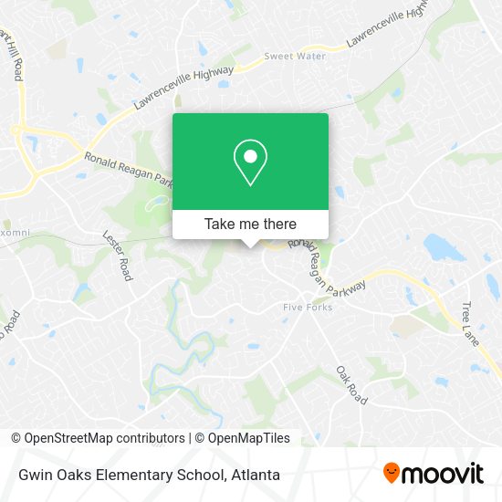 Mapa de Gwin Oaks Elementary School