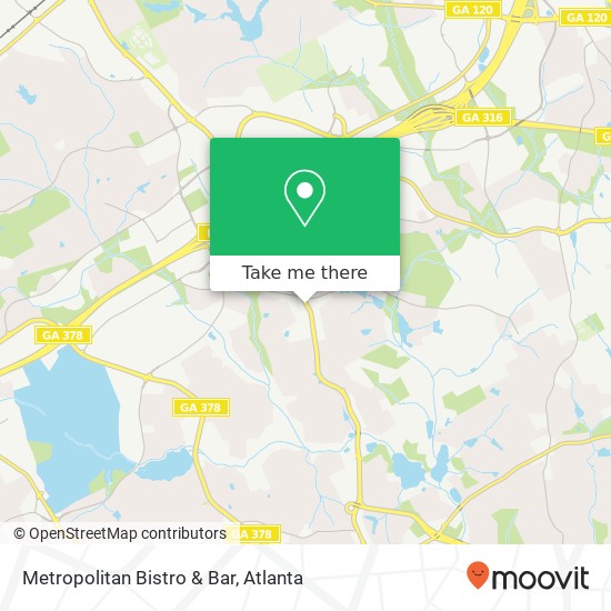 Mapa de Metropolitan Bistro & Bar
