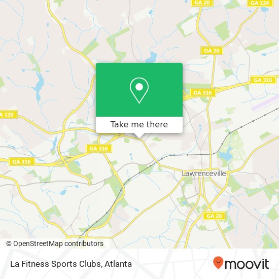 Mapa de La Fitness Sports Clubs