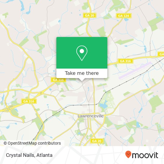 Crystal Nails map