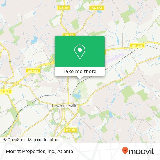 Mapa de Merritt Properties, Inc.