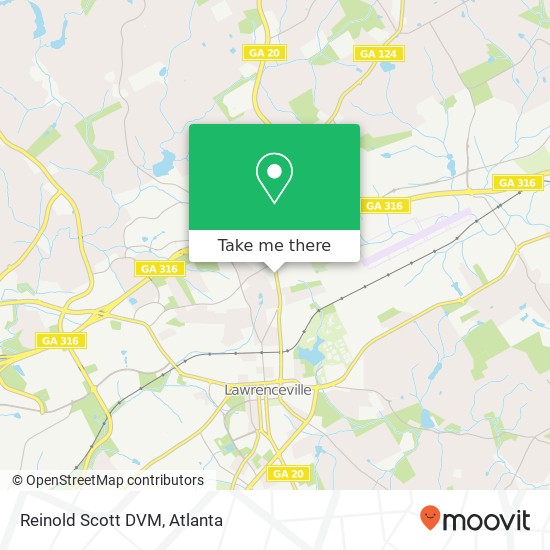 Reinold Scott DVM map