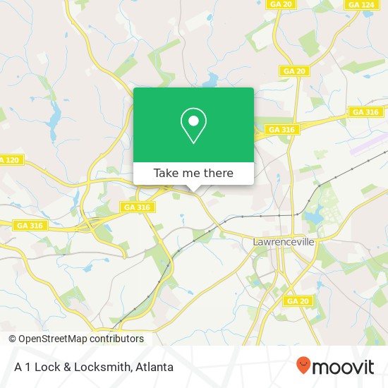 Mapa de A 1 Lock & Locksmith