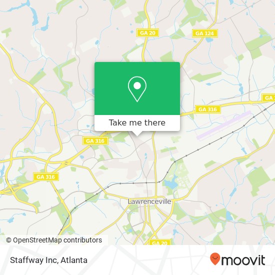 Staffway Inc map