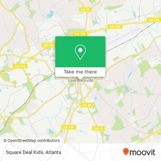 Square Deal Kids map