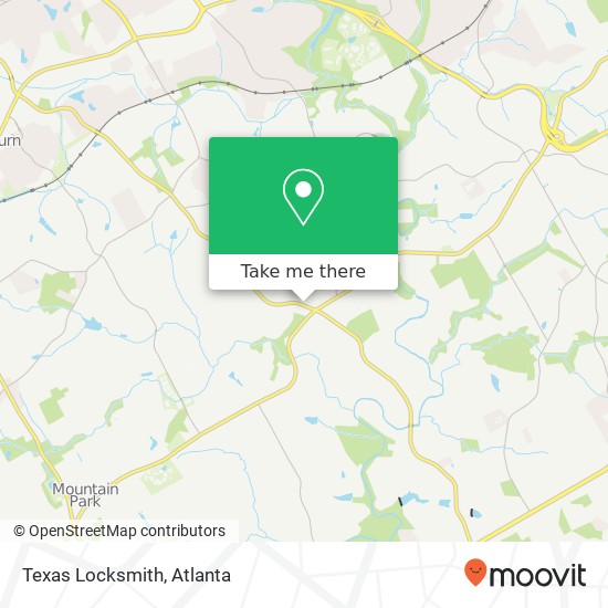 Mapa de Texas Locksmith