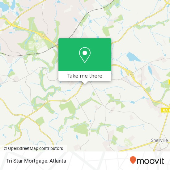 Tri Star Mortgage map