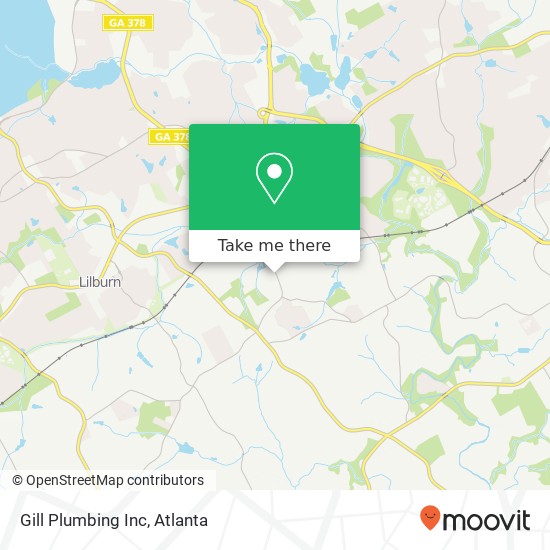 Mapa de Gill Plumbing Inc
