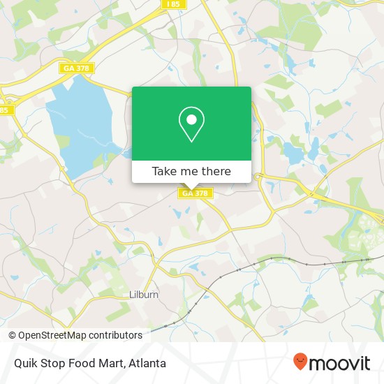 Mapa de Quik Stop Food Mart