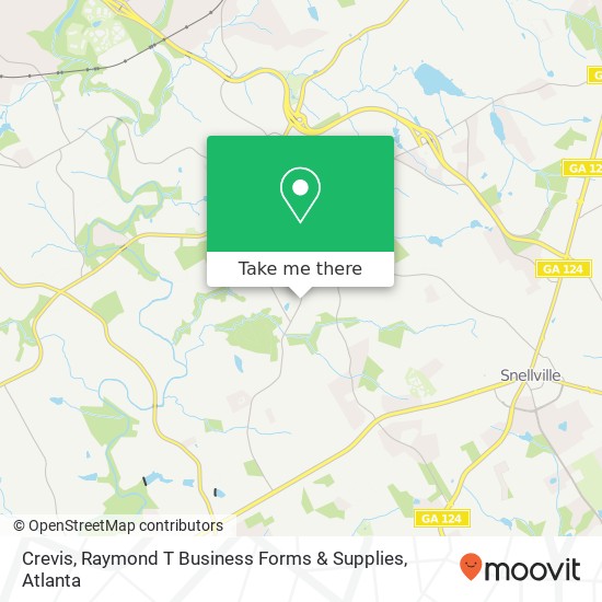 Mapa de Crevis, Raymond T Business Forms & Supplies