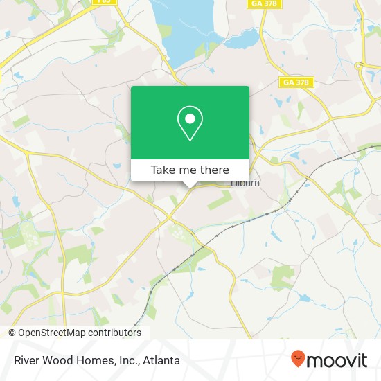 Mapa de River Wood Homes, Inc.