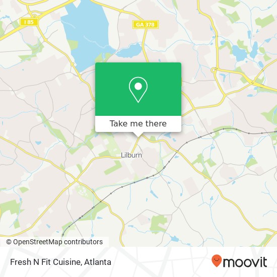 Fresh N Fit Cuisine map