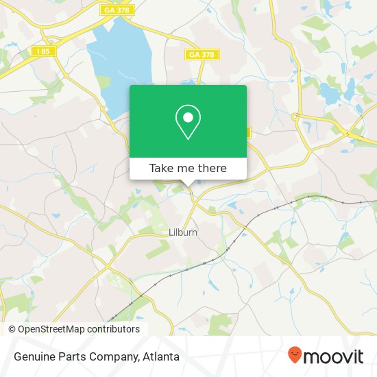 Genuine Parts Company map