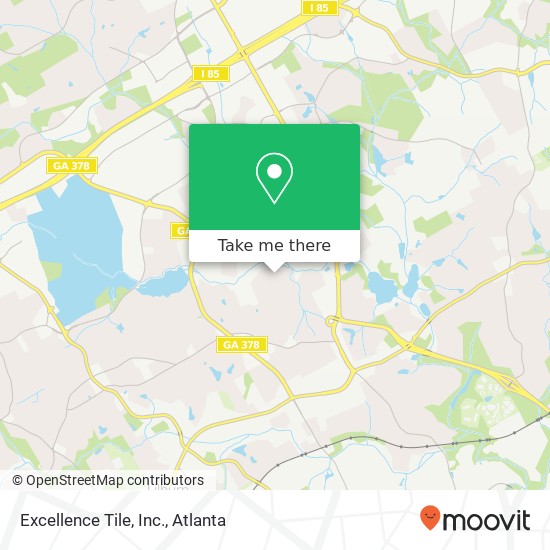 Excellence Tile, Inc. map