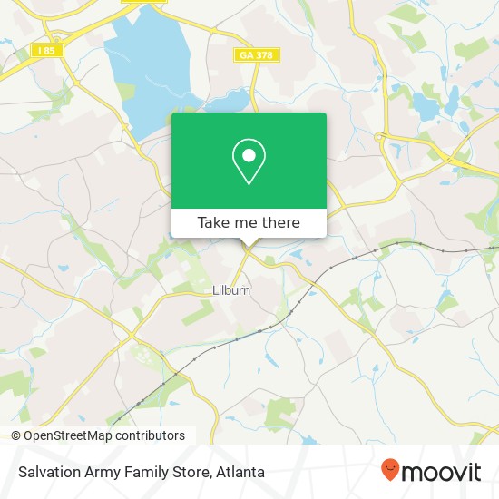 Mapa de Salvation Army Family Store