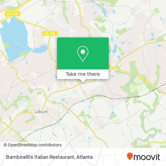 Mapa de Bambinelli's Italian Restaurant