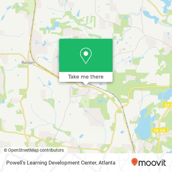 Mapa de Powell's Learning Development Center