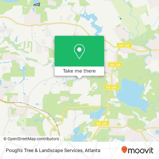 Pough's Tree & Landscape Services map