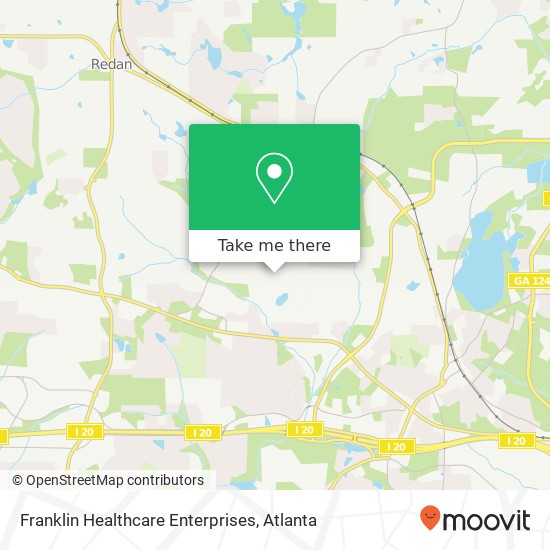 Franklin Healthcare Enterprises map