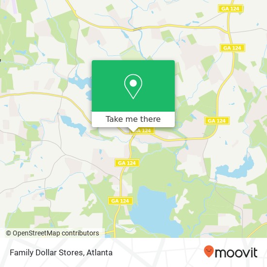 Family Dollar Stores map