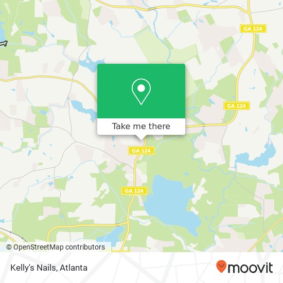 Kelly's Nails map