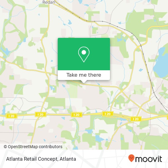 Mapa de Atlanta Retail Concept