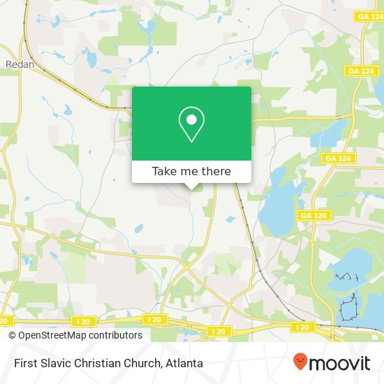 First Slavic Christian Church map