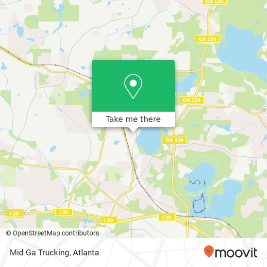 Mid Ga Trucking map
