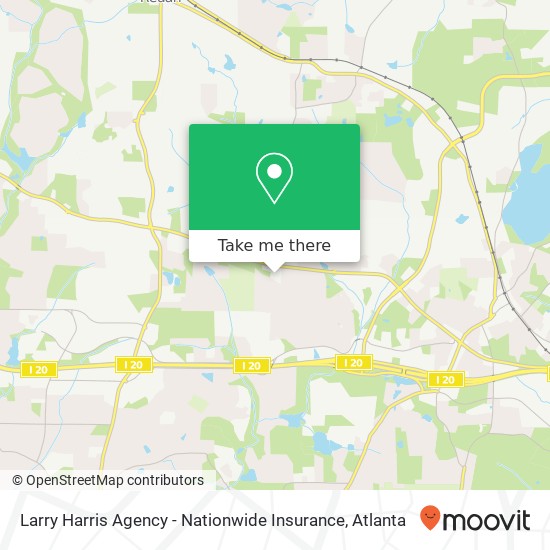 Larry Harris Agency - Nationwide Insurance map