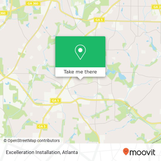 Excelleration Installation map