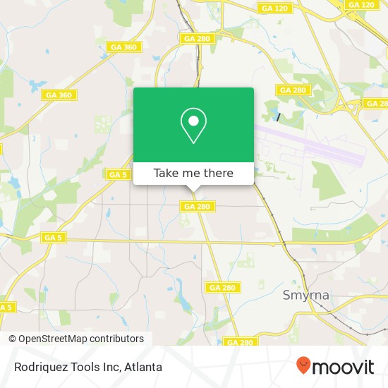 Rodriquez Tools Inc map