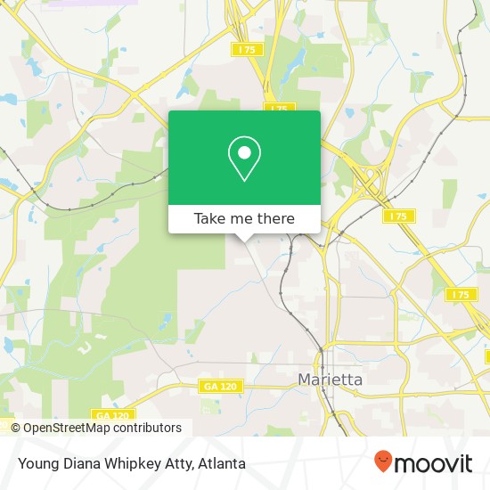 Mapa de Young Diana Whipkey Atty