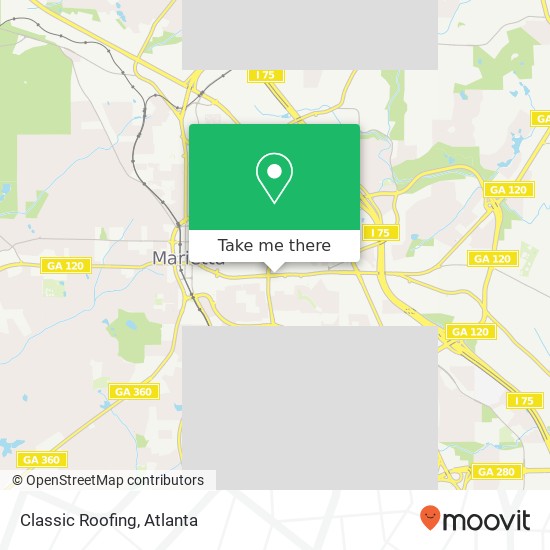 Mapa de Classic Roofing