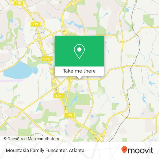 Mountasia Family Funcenter map