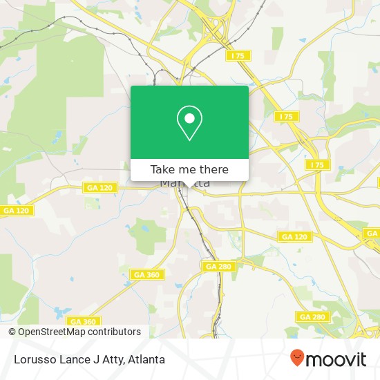Lorusso Lance J Atty map