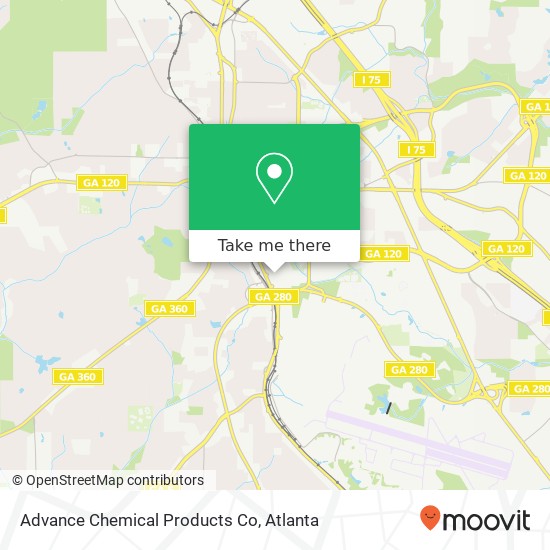 Advance Chemical Products Co map