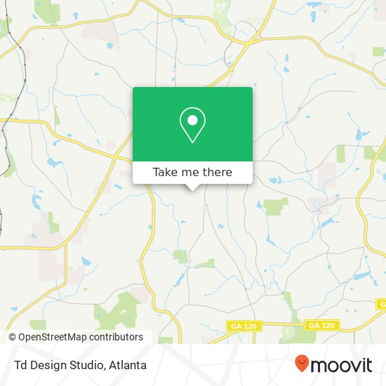 Mapa de Td Design Studio