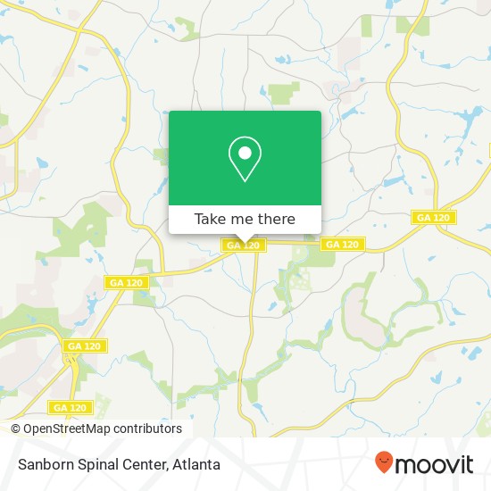 Mapa de Sanborn Spinal Center