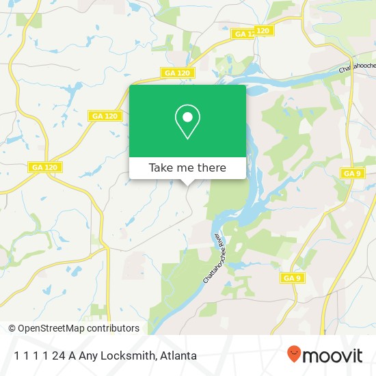 1 1 1 1 24 A Any Locksmith map