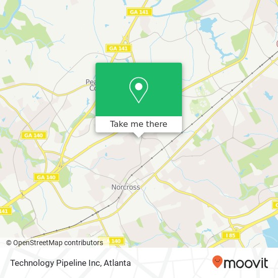 Mapa de Technology Pipeline Inc