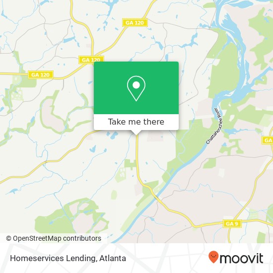 Mapa de Homeservices Lending