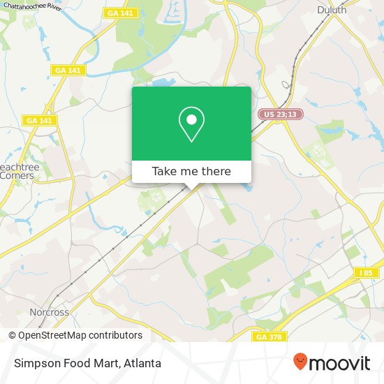 Mapa de Simpson Food Mart