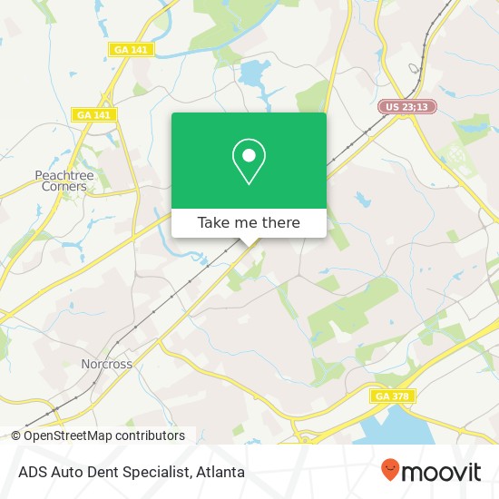 ADS Auto Dent Specialist map