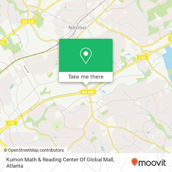 Kumon Math & Reading Center Of Global Mall map