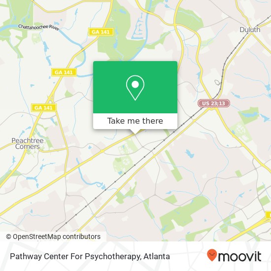 Mapa de Pathway Center For Psychotherapy