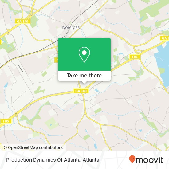 Mapa de Production Dynamics Of Atlanta